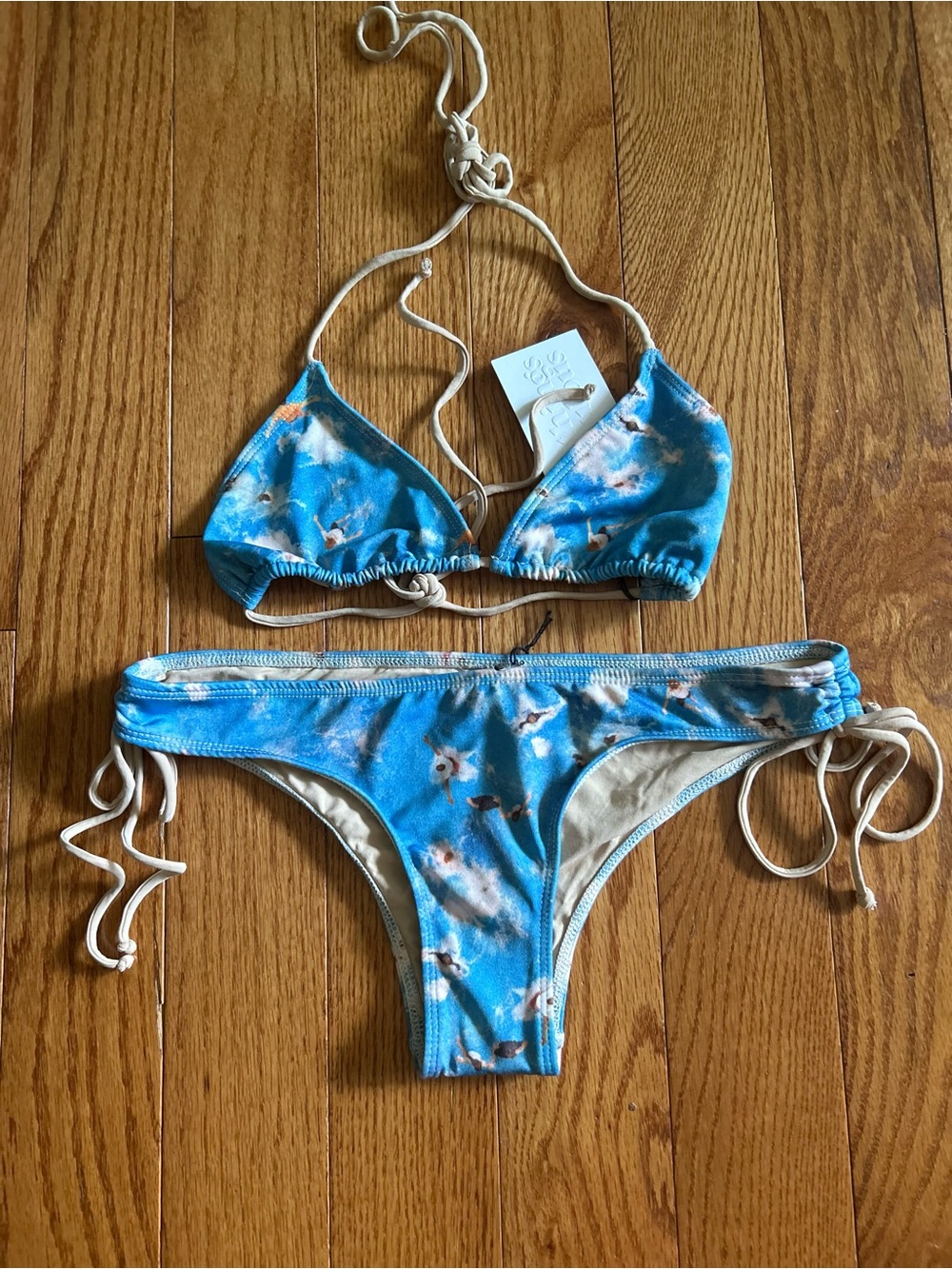 All Things Fabulous Surfer Girl cheeky Tie-Side Bikini Set